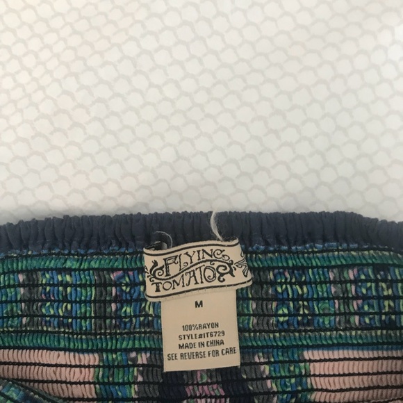 floral crop top - Picture 3 of 3